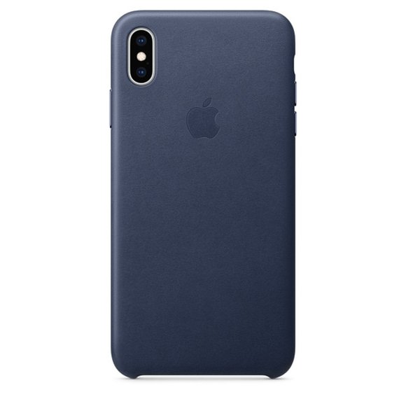 Leather Case for iPhone XS Max - TaupeActual Color:Midnight Blue